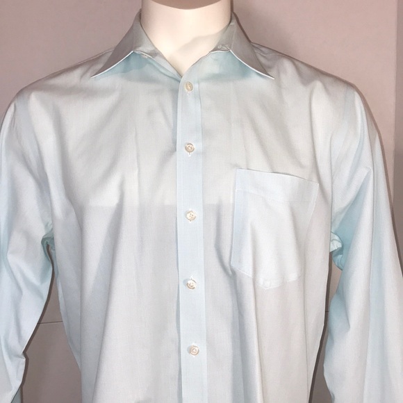 Merona Men’s Button Down Dress Shirt Size Large - Picture 3 of 8